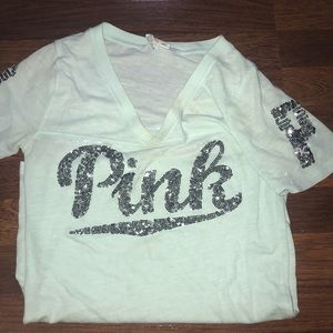 VS Pink V neck Tshirt